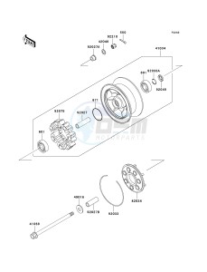 VN 1500 E [VULCAN 1500 CLASSIC] (E7) [VULCAN 1500 CLASSIC] drawing REAR WHEEL_CHAIN