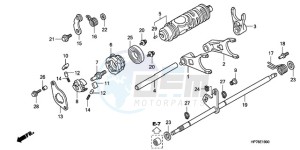 TRX420FAA Australia - (U) drawing GEARSHIFT FORK