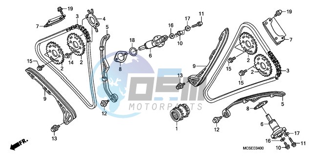 CAM CHAIN/TENSIONER