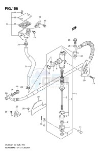 DL650 (E3) V-Strom drawing REAR MASTER CYLINDER (DL650L1 E33)