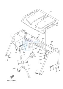 YXR700F YXR7FSPB RHINO 700 SPORTS EDITION (1RB9 1RBA 1RBB) drawing GUARD 2