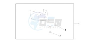 VT750CA9 Europe Direct - (ED / MK) drawing CHROME REAR FENDE