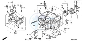 CRF150RBC drawing CYLINDER HEAD