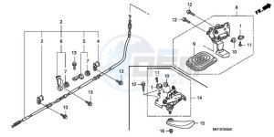 FJS400D9 ED / 2ED drawing PARKING BRAKE