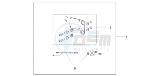 CB600FA39 Europe Direct - (ED / ABS ST) drawing HEATED GRIP ATT.