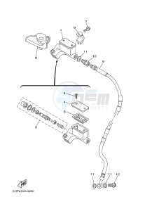 TT-R125 TT-R125LW (2CP4) drawing FRONT MASTER CYLINDER