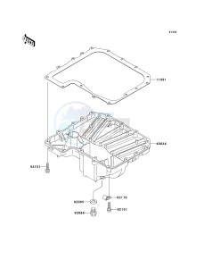 ZR 1000 A [Z1000] (A1-A3) drawing OIL PAN