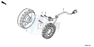 TRX500FPMC drawing GENERATOR