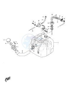 JS 400 A [JS400] (A3) [JS400] drawing FUEL TANK