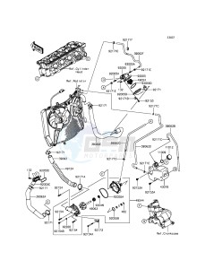 1400GTR ABS ZG1400EGF FR GB XX (EU ME A(FRICA) drawing Water Pipe