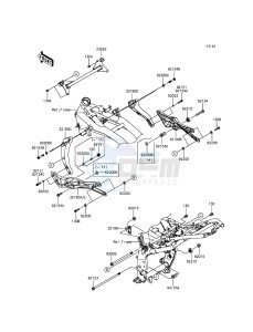 Z800 ZR800AGF FR GB XX (EU ME A(FRICA) drawing Engine Mount