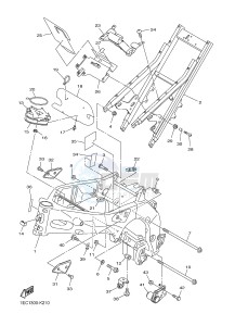 FZ1-N FZ1 (NAKED) 1000 (1EC9) drawing FRAME