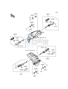 Z300 ER300AFF XX (EU ME A(FRICA) drawing Turn Signals