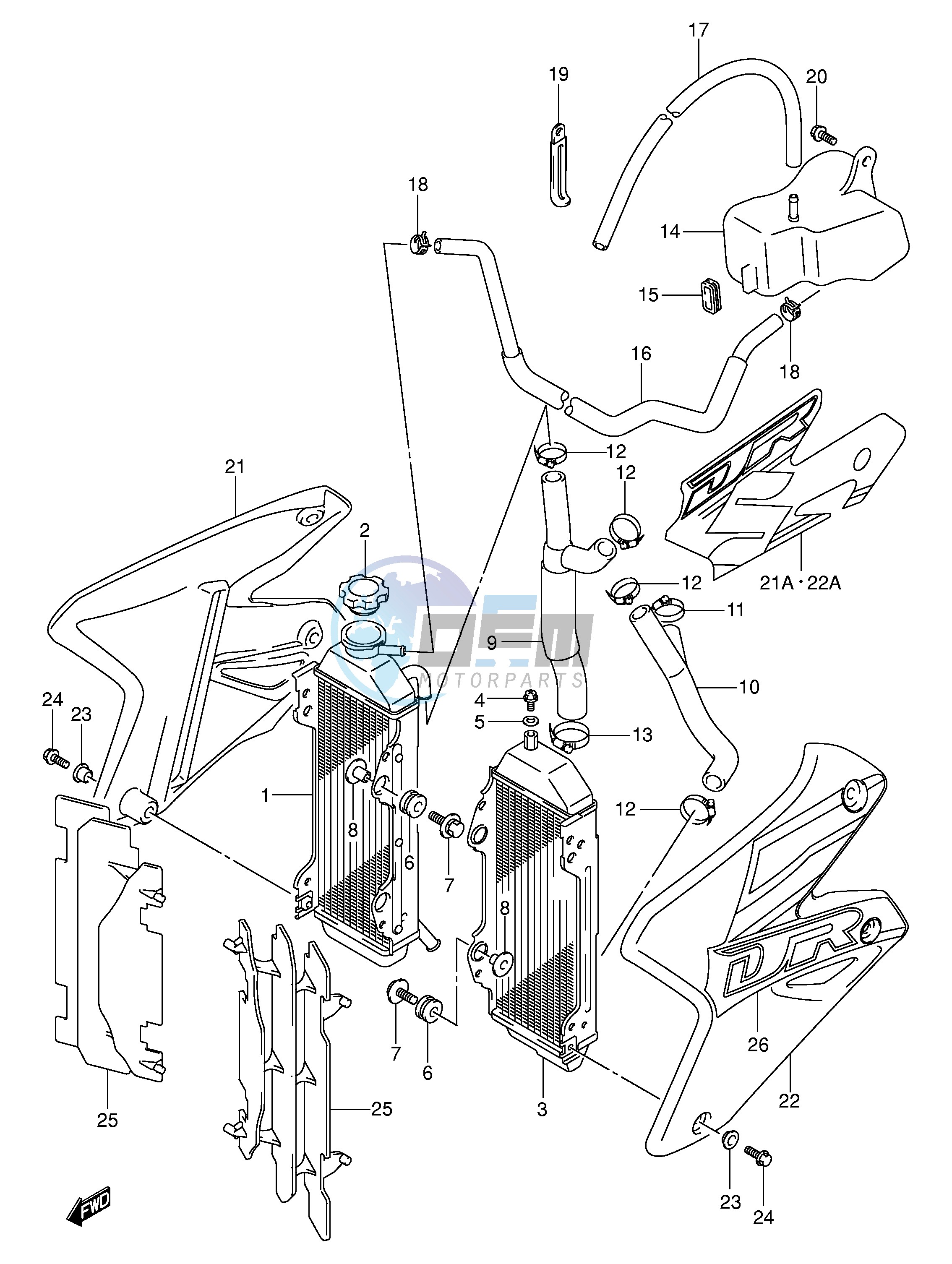 RADIATOR (MODEL Y K1)