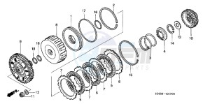 TRX680FAC drawing CLUTCH (LOW)