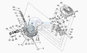 MGS-01 1200 Corsa Corsa drawing Cylinder head and valves