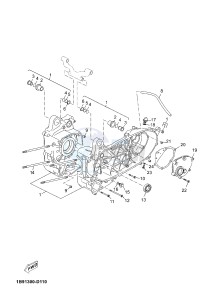 YP125RA (ABS) X-MAX125 ABS X-MAX (2DMA 2DMA) drawing CRANKCASE