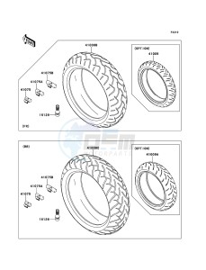 Z1000 ABS ZR1000EDF FR XX (EU ME A(FRICA) drawing Tires