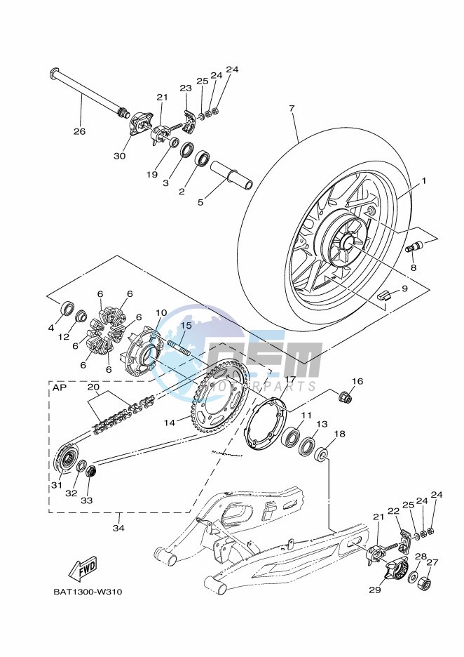 REAR WHEEL