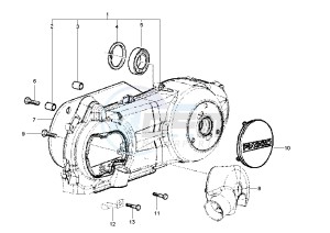 Liberty RST 125 drawing Clutch cover