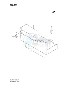 DL650 drawing HYDRAULIC UNIT (DL650L1 E2)