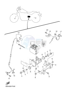 XVS950CR XVS950 ABS XV950 RACER (B334) drawing ELECTRICAL 3