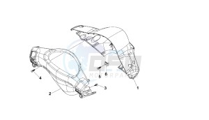 BOULEVARD - 150 CC 4T E3 drawing HANDLEBAR COVER