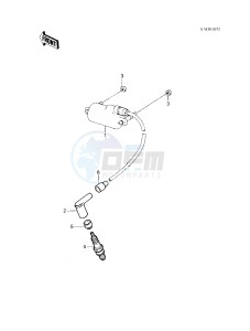 KLT 200 B [KLT200] (B1) | SOLID AXLE [KLT200] drawing IGNITION COIL