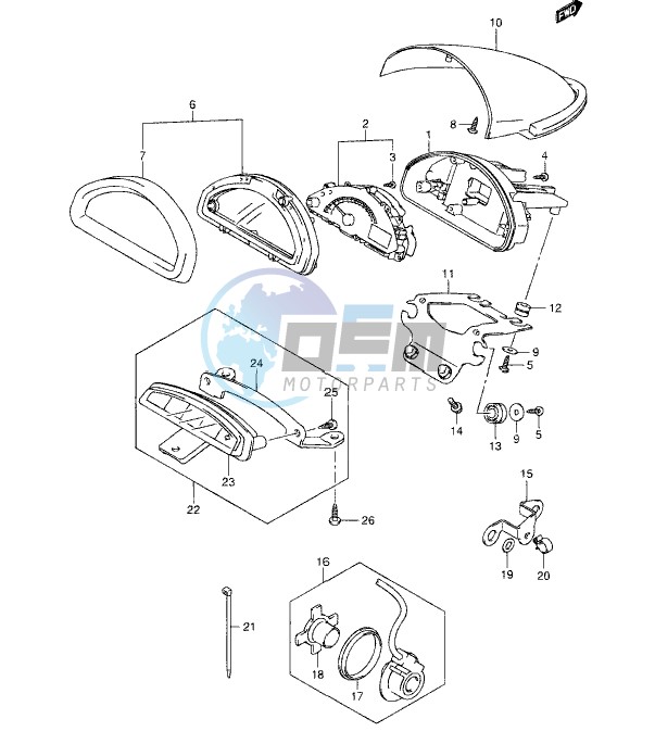 SPEEDOMETER (VZ800L1 E24)