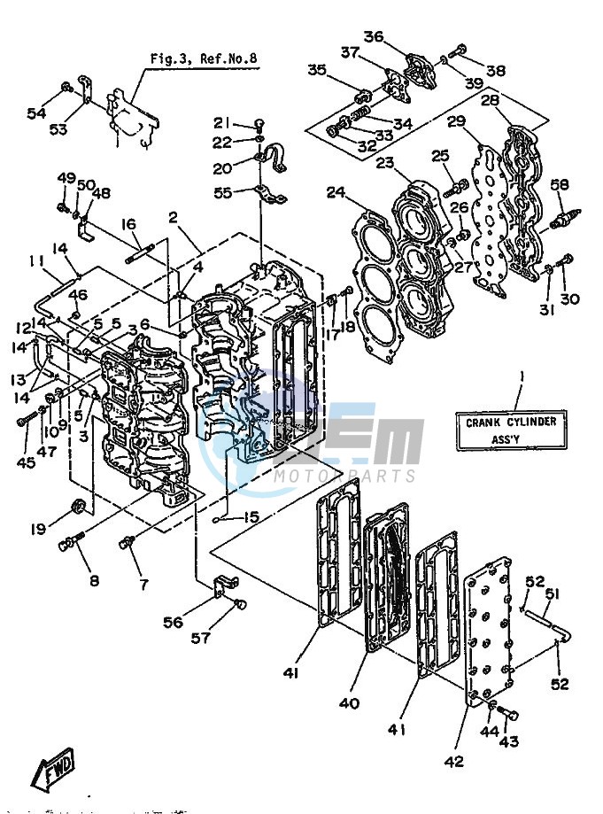 CYLINDER--CRANKCASE