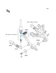 NINJA ZX-10R ZX1000D6F FR GB XX (EU ME A(FRICA) drawing Brake Pedal