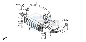 TRX450FE drawing OIL COOLER