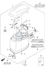 DF 225 drawing Engine Cover