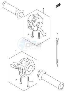 GSX-S1000 A drawing HANDLE SWITCH