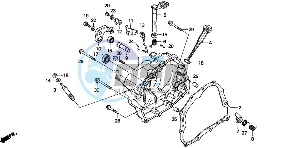 RIGHT CRANKCASE COVER