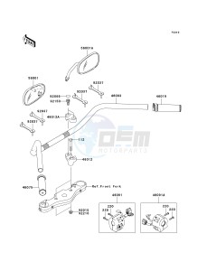 VN 1600A A[VULCAN 1600 CLASSIC] (A1-A3) [VULCAN 1600 CLASSIC] drawing HANDLEBAR