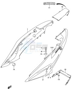 GS500 (P19) drawing FRAME COVER (MODEL K3)