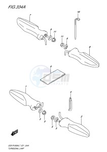 GSX-R1000 EU drawing TURNSIGNAL LAMP