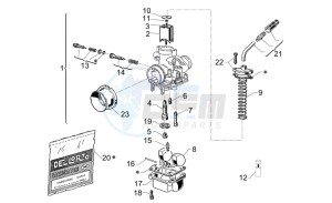 Mini RX 50 Experience drawing Carburettor