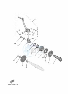 YZ65 (BR86) drawing STARTER