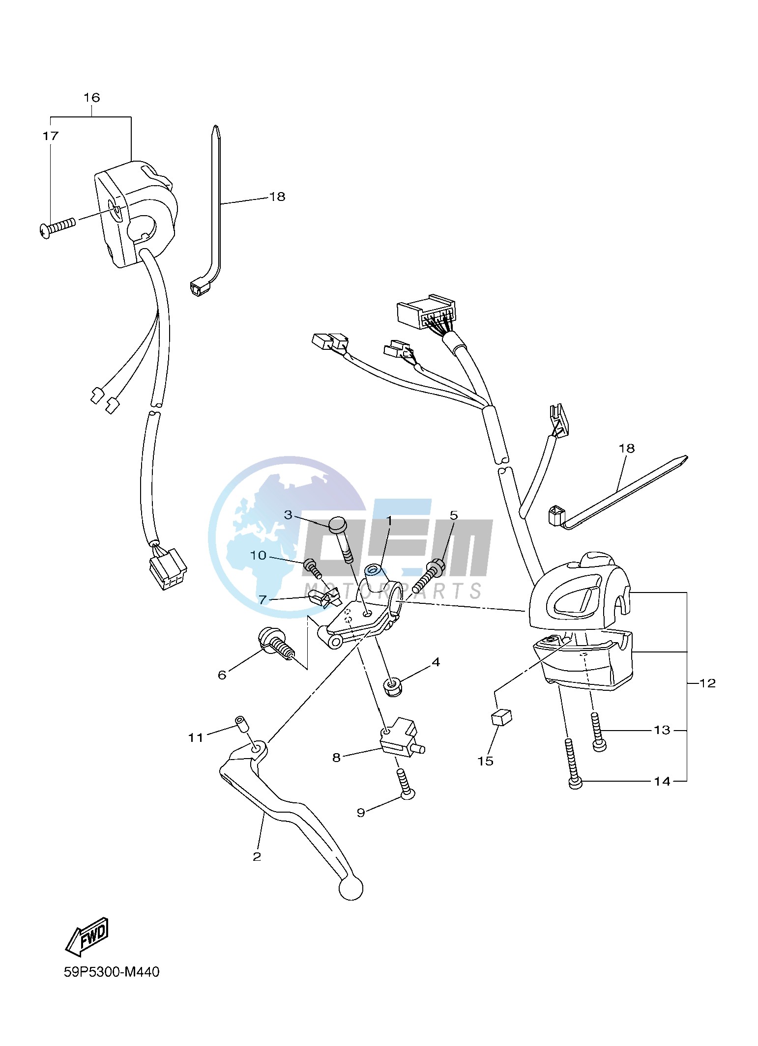 HANDLE SWITCH & LEVER