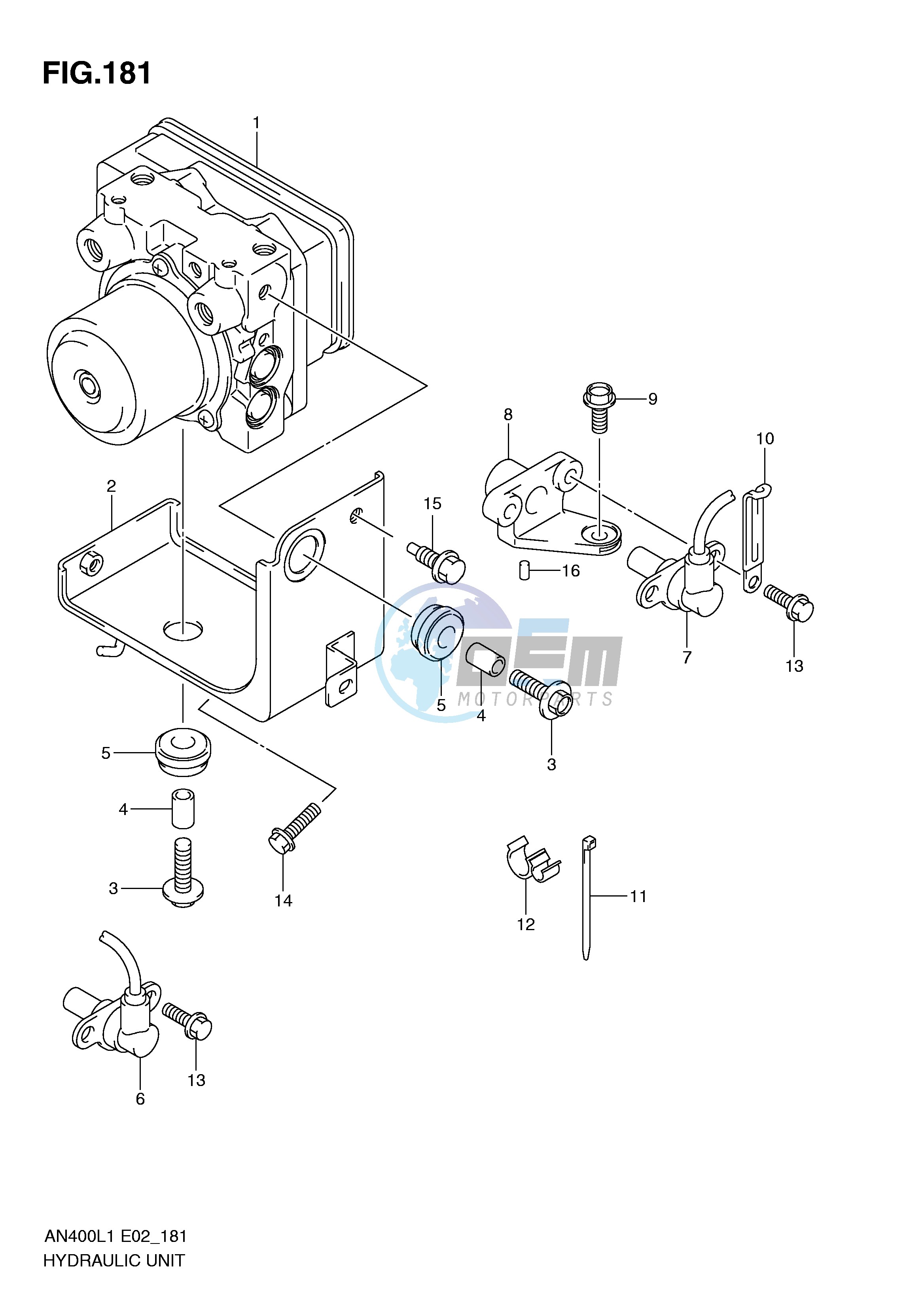 HYDRAULIC UNIT (AN400ZAL1 E19)