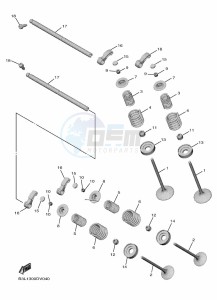 YZF1000 YZF-R1 (B3LG) drawing VALVE