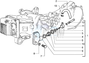 Liberty 125 drawing Oil drain valve