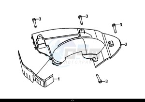 ALLO 50 (25 KM/H) (AJ05WA-NL) (L8-M0) drawing REAR FENDER REAR INNER FENDER