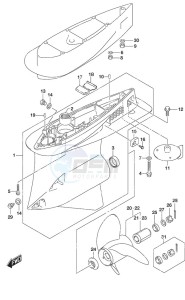 DF 300AP drawing Gear Case