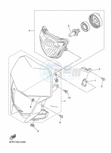 WR250F (BAKJ) drawing HEADLIGHT