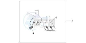 VT750C9 E / MKH MME drawing THROW OVER BAGS