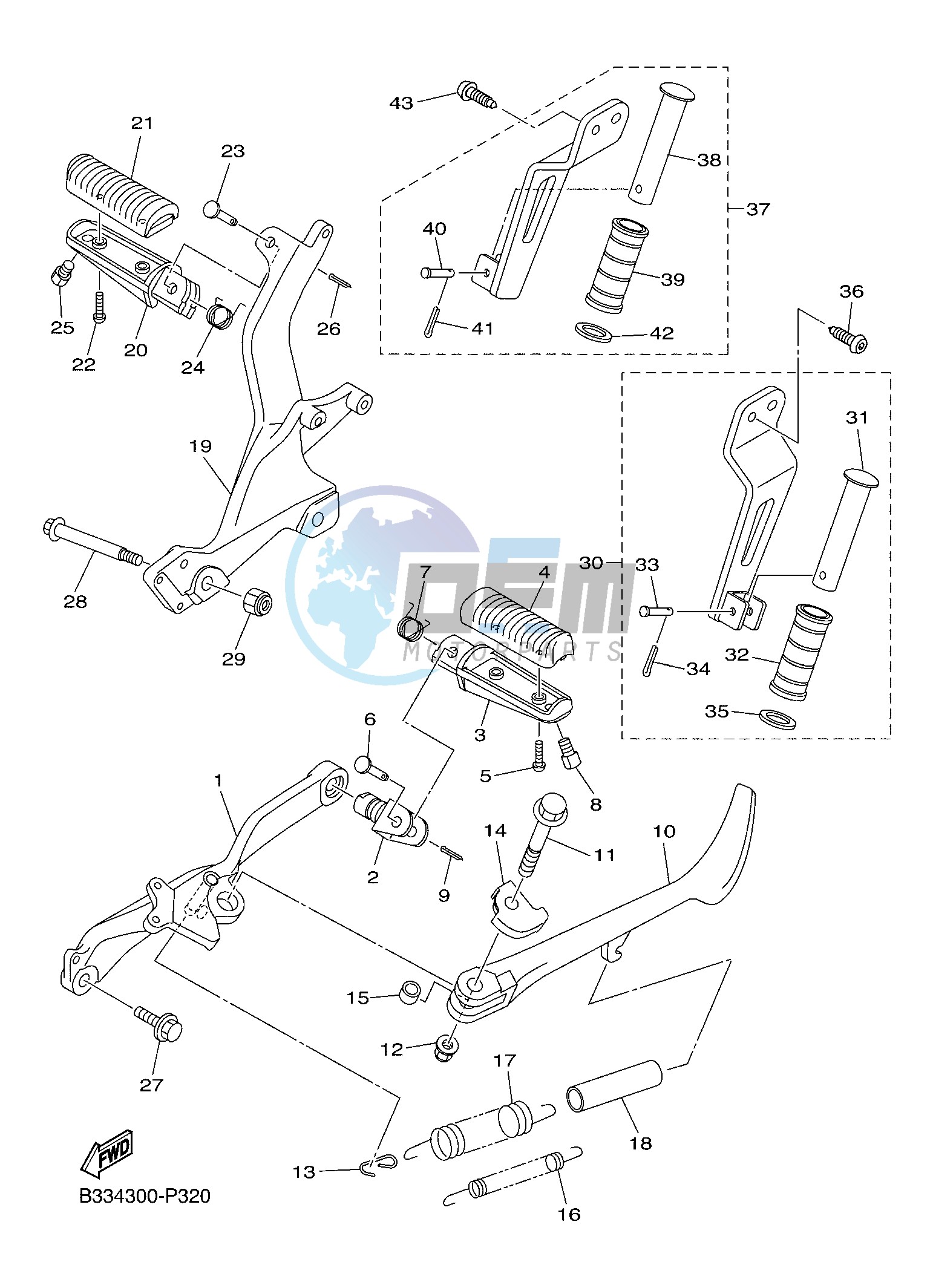 STAND & FOOTREST