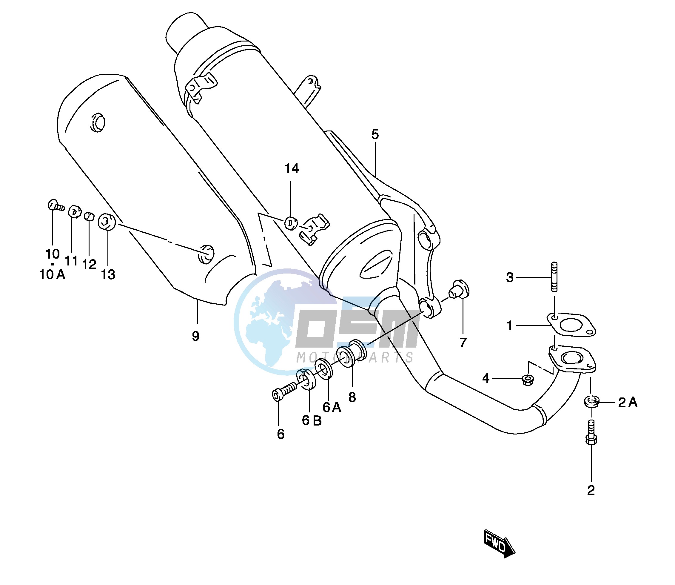 MUFFLER (MODEL K1 K2 P26)